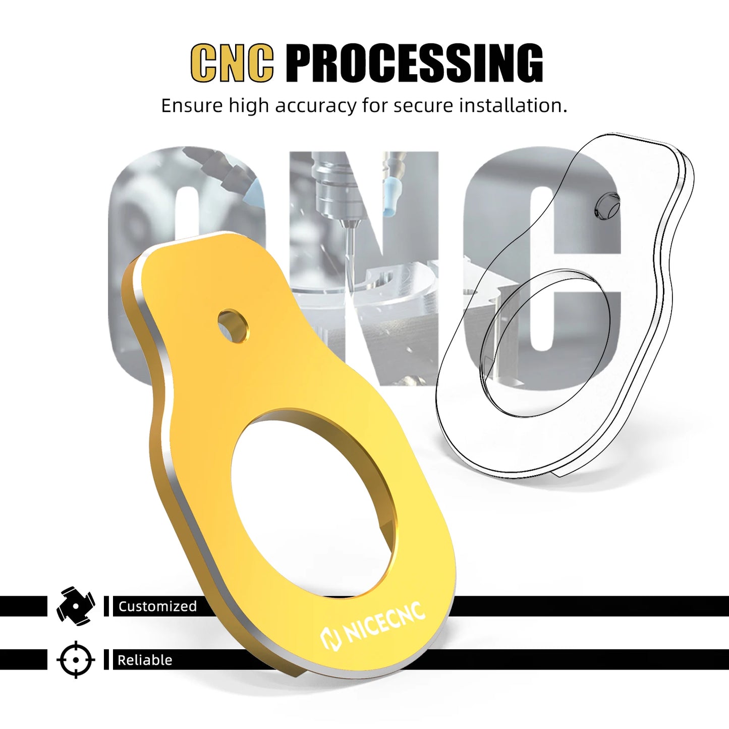 Harley Street Glide Ignition Key Switch Bracket – Compatible with 2006-2023 Road King, FLHR/XS, Electra Glide Ultra, Tri Glide