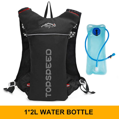 5L Ultralight Outdoor Trail Running Backpack — Hydration Vest with 500ML Water Bottle for Men