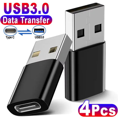 USB-C to USB-A Adapter – High-Speed Type-C to USB 3.0 Converter for Phones, Keyboards, and Data Transfer
