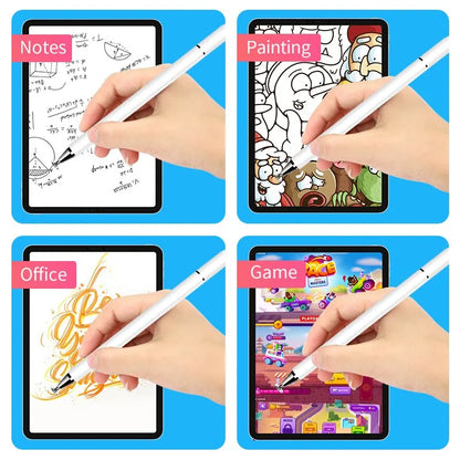 4-in-1 Universal Capacitive Stylus Pen - Magnetic Adsorption, No Battery Needed, with Ink Screw Tip for Android, iPhone, Touch Screens