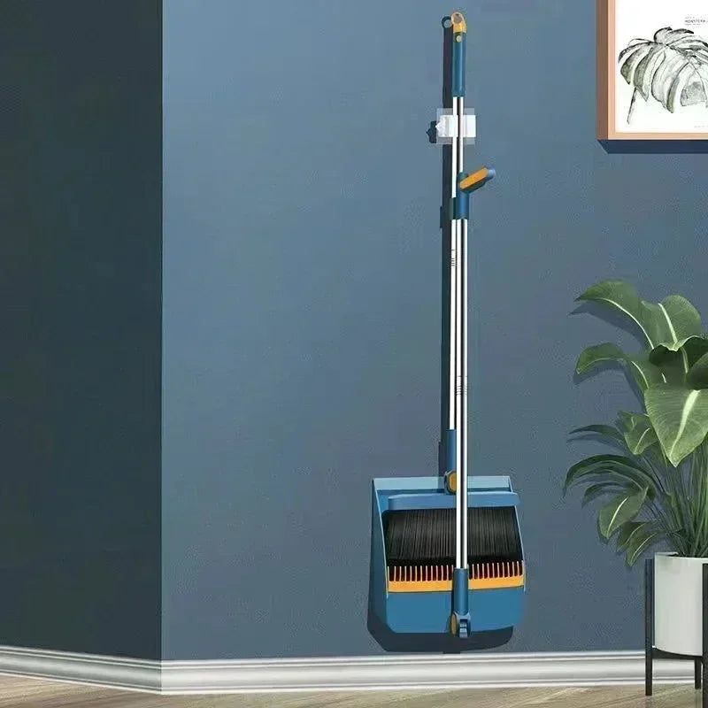 Compact Broom and Dustpan Set - Non-Stick, Foldable Sweeping Combo for ...