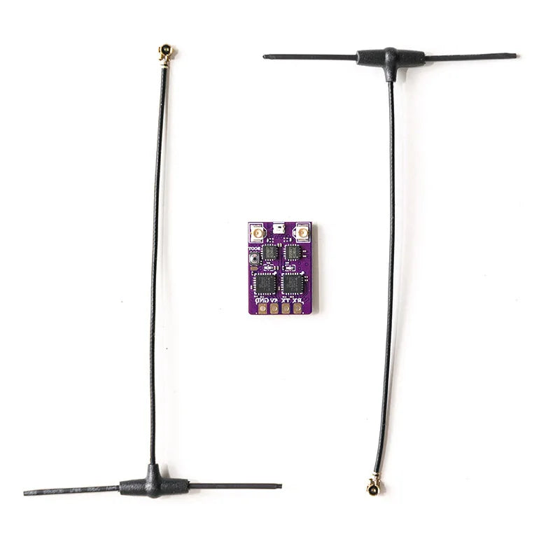 ELRS 2.4G Dual Antenna Diversity Receiver – Built-in TCXO RX for FPV Freestyle & Long Range RC Racing Drones