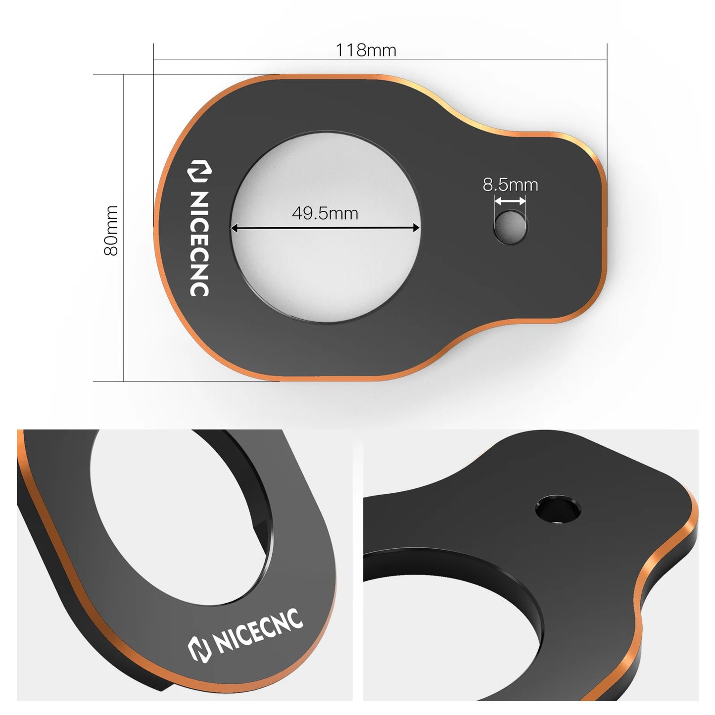 Harley Street Glide Ignition Key Switch Bracket – Compatible with 2006-2023 Road King, FLHR/XS, Electra Glide Ultra, Tri Glide