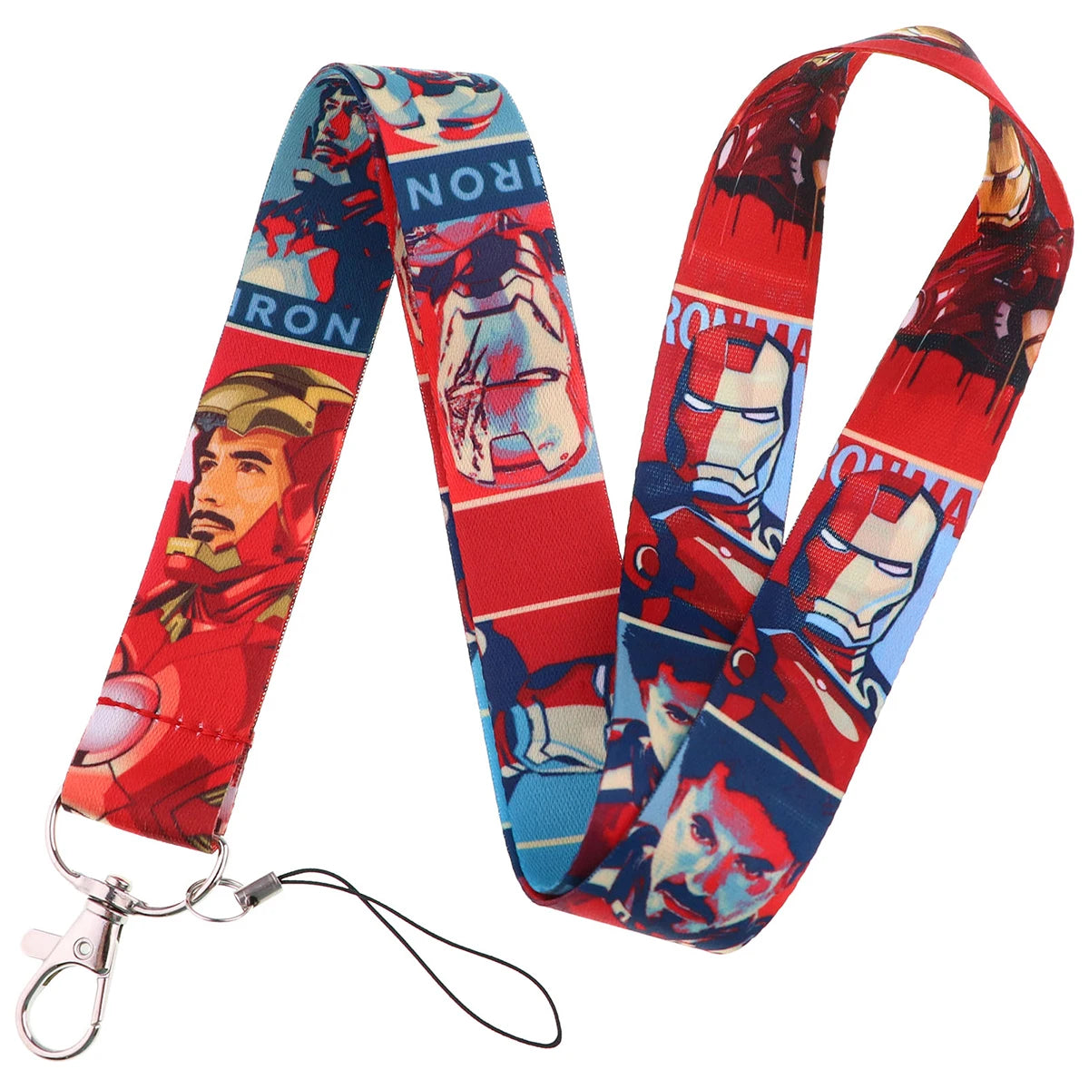 Cartoon Credential Holder Keychain – Cool Lanyard for Key, ID Card, Gym Badge & Cosplay Gift