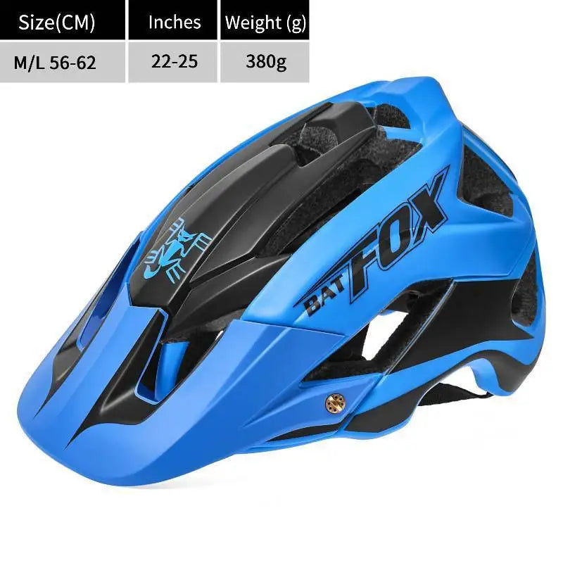 BATFOX Ultralight Bike Helmet – Molded Mountain & Road Helmet for Men, DH AM Cycling Equipment, Casco Ciclismo Bicicleta