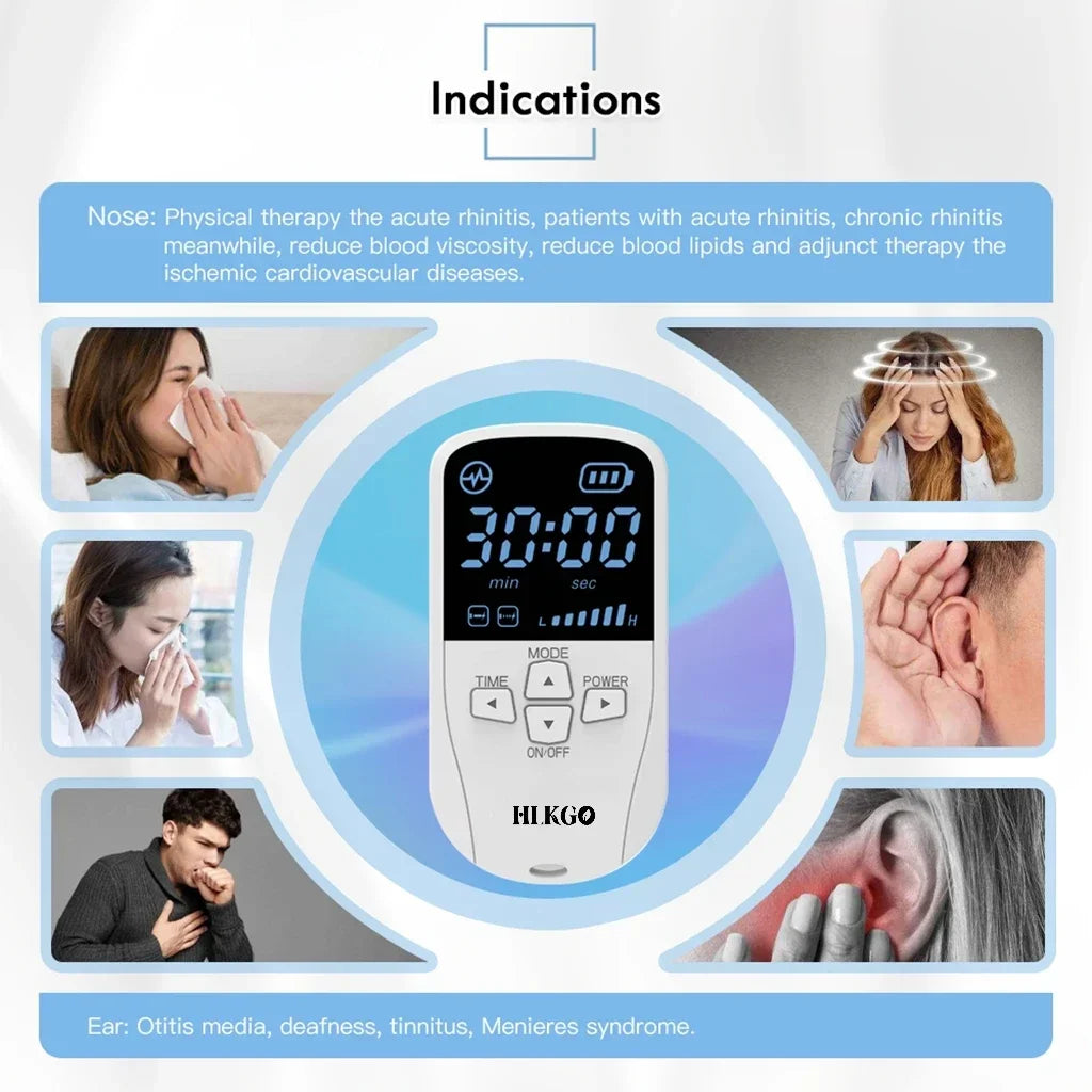 Portable Tinnitus Ear Laser Therapy – 650nm LLLT Irradiation Earplugs ...