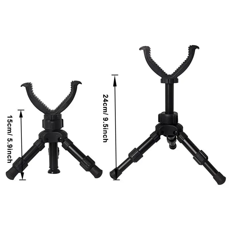 Portable Adjustable Rifle Tripod — Gun Support Monopod for Hunting & O ...