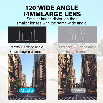 MAXTO M3 Motorcycle Helmet Bluetooth Headset — 1080P WiFi Video Recorder, Waterproof Intercom for 6 Riders, 1000m Range