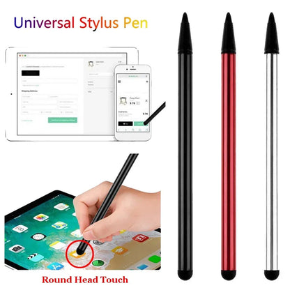 Universal Touchscreen Stylus Pens - Capacitive/Resistive Rubber Pen for Smartphones and Tablets | Compatible with iPhone, iPad, Samsung