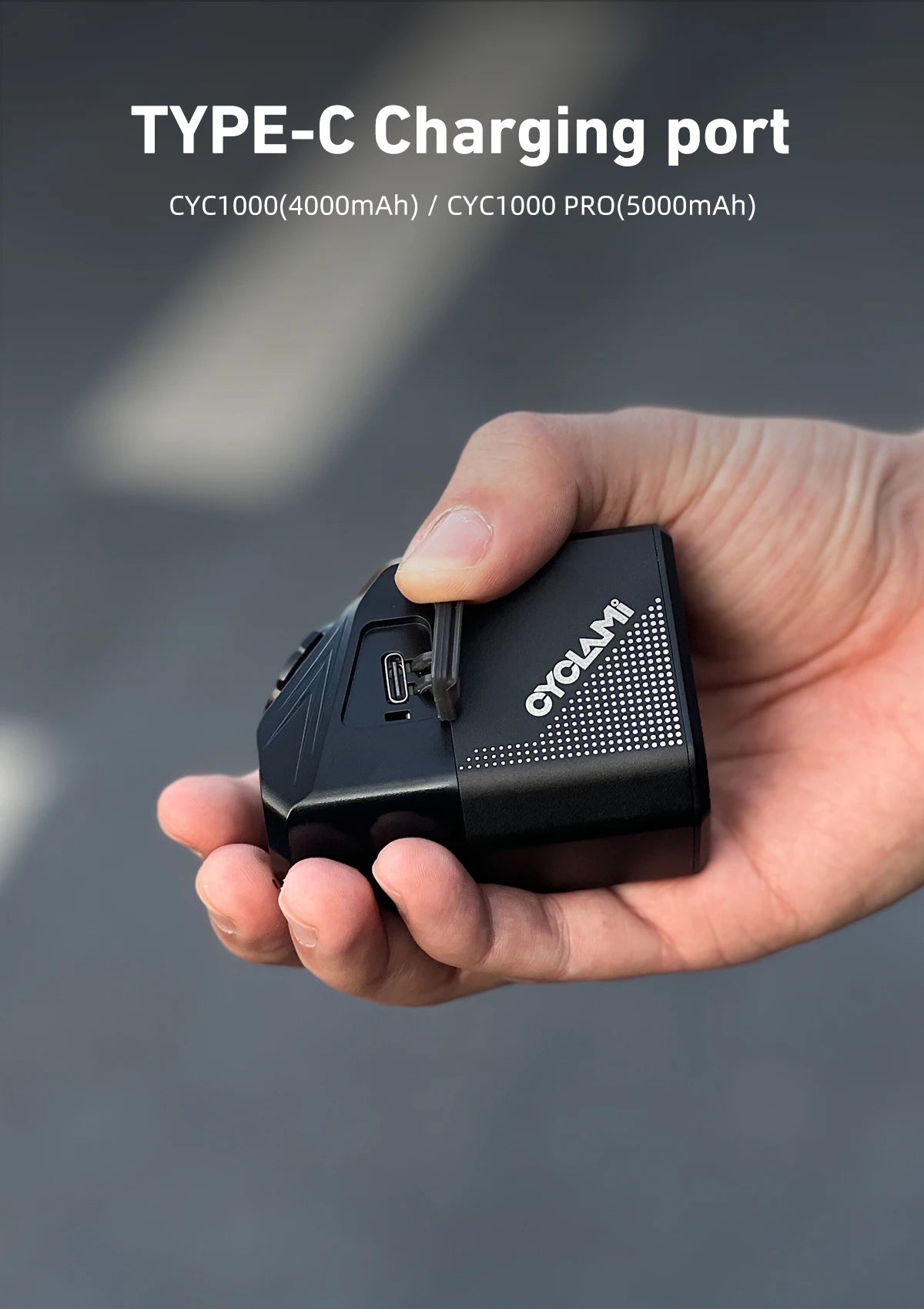 CYCLAMI CYC 1000 Lumen Bike Headlight – Ultra Bright Front Lamp with GoPro Mount & Wireless Remote for MTB & Road