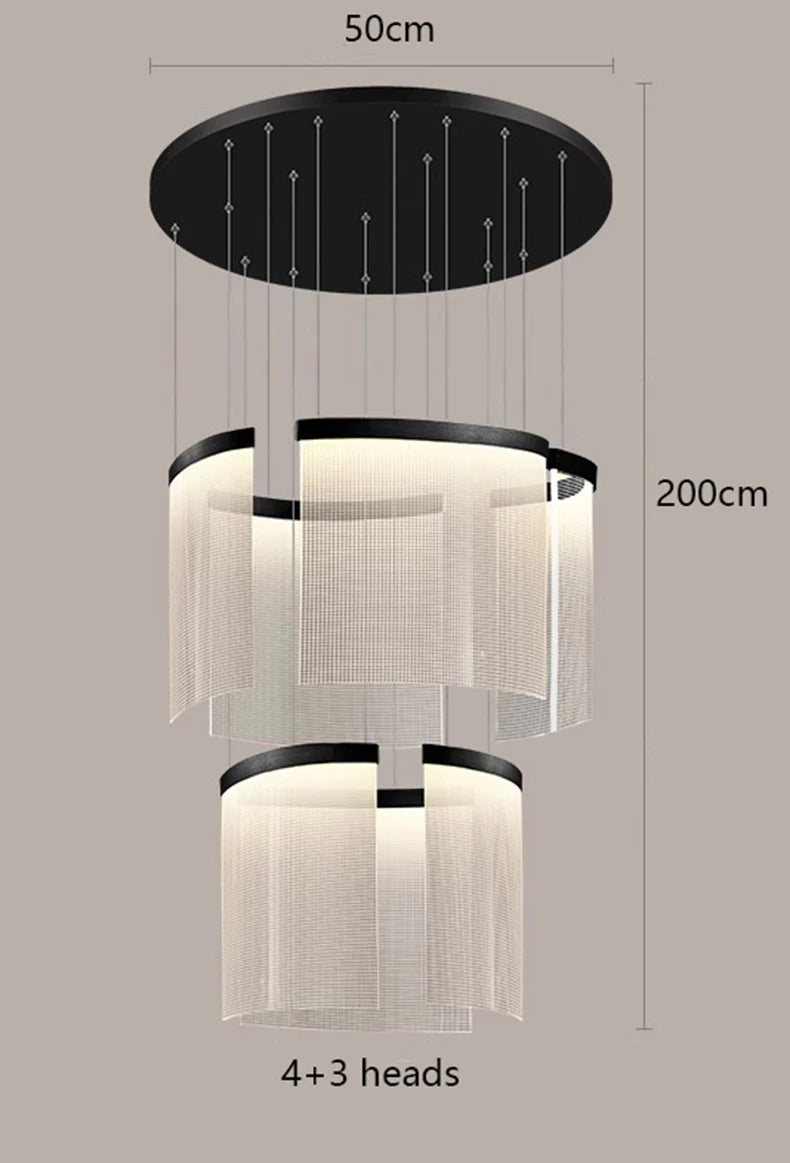 Modern LED Ceiling Pendant Lamp – Decorative Indoor Lighting Chandelier for Bedroom & Dining Room