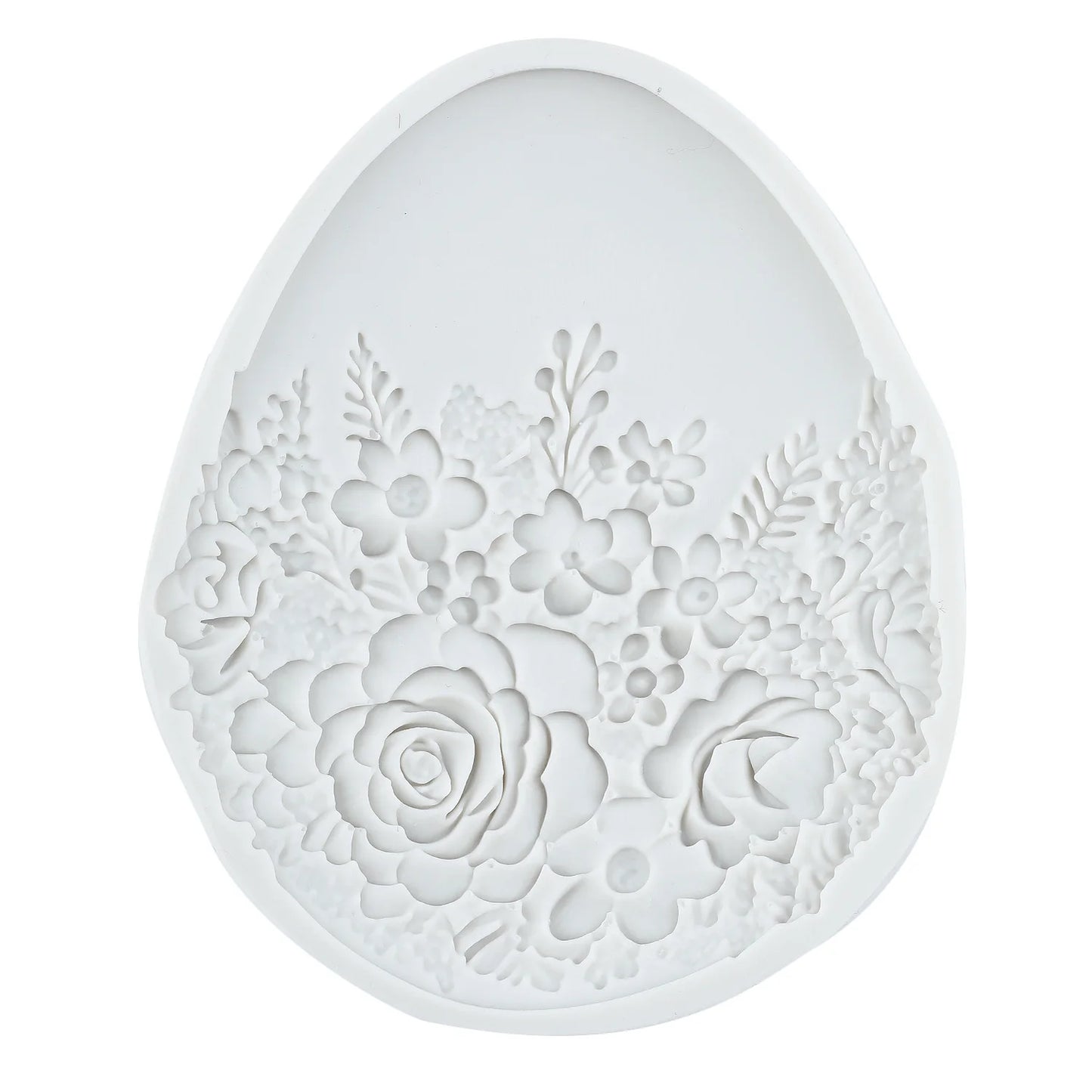 Easter Silicone Molds – Egg & Flower Fondant, Cake Decorating, Cupcake Topper, Chocolate, Candy, and Resin Craft Mold