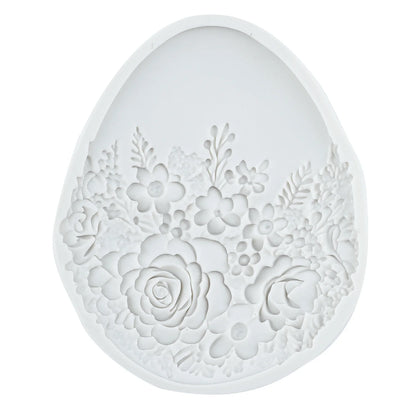 Easter Silicone Molds – Egg & Flower Fondant, Cake Decorating, Cupcake Topper, Chocolate, Candy, and Resin Craft Mold