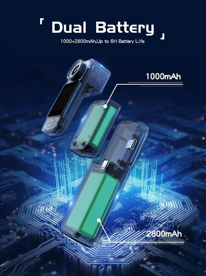 SJCAM C300 4K Action Camera – 30FPS Pocket Sports Cam with 6-Axis GYRO Stabilization, Long Battery, 5G WiFi, and Remote Control