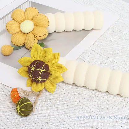 Reusable Floral Refrigerator Handle Covers – Soft, Non-Slip, Dustproof Door Knob Protectors