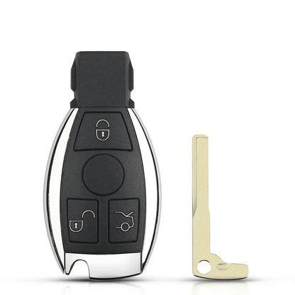 KEYYOU Smart Car Key – Remote Fob for Mercedes Benz A/B/S/E Class, BGA & NEC Chip, 315/433.92MHz, 2/3 Buttons