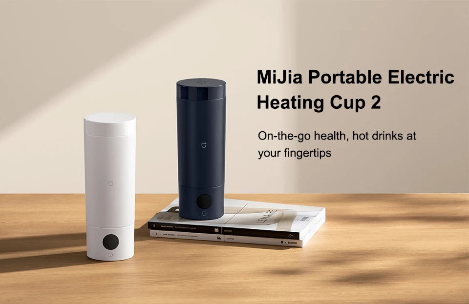 XIAOMI Mijia Portable Electric Kettle 2 — 350ml Smart Temperature Insulated Thermos Cup Fast Water Boiler for Travel