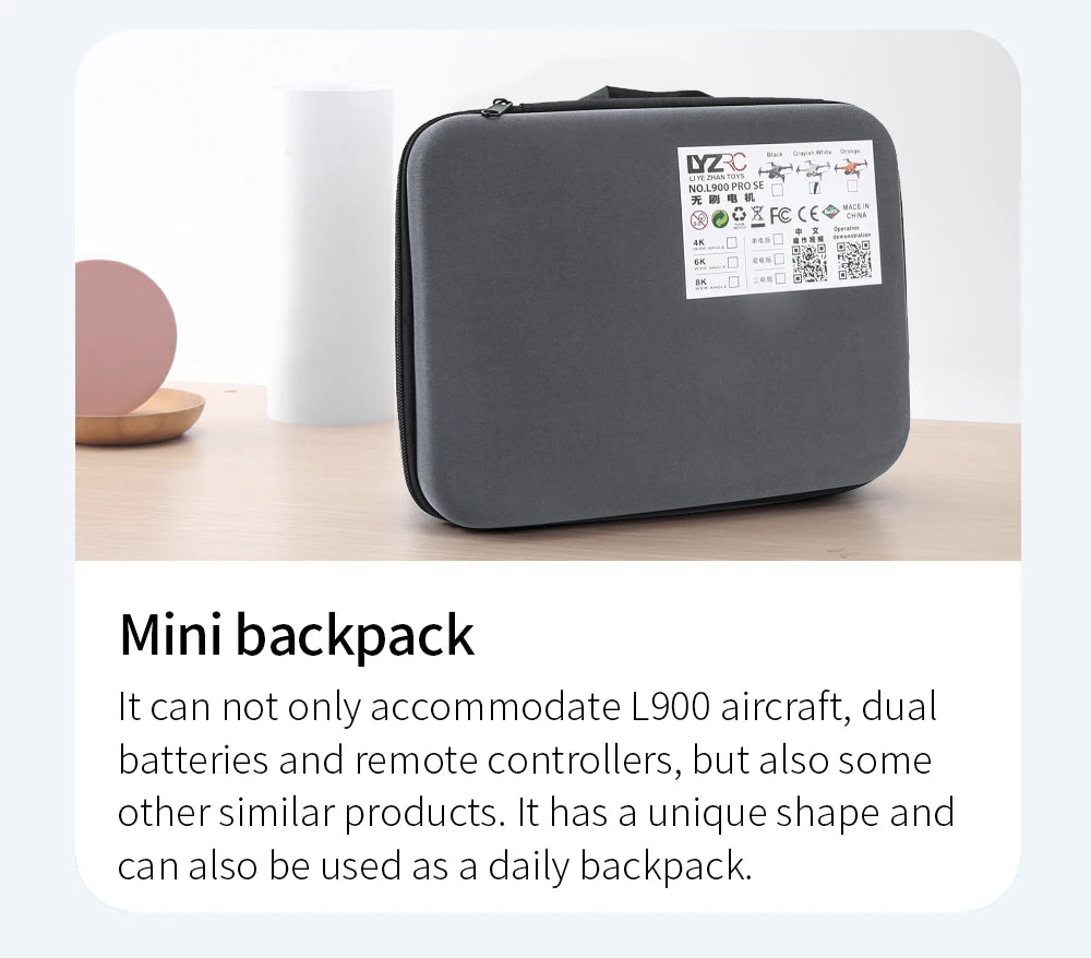 Drone L900 Pro 4K – Professional 5G GPS HD Dual Camera Photography, Brushless Foldable Quadcopter, 1.2KM Distance RC Drone Toys