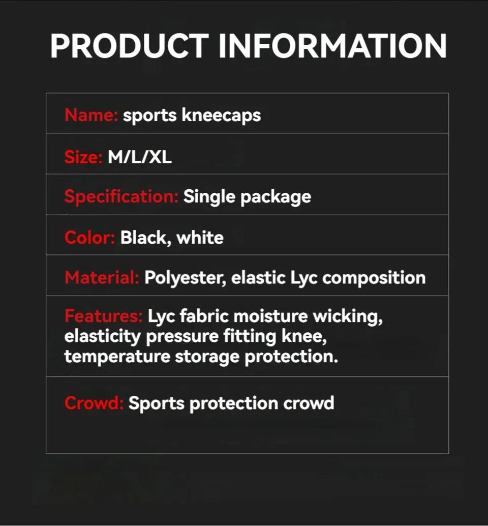 Basketball Knee Pads – Unisex Elastic Compression Leg Sleeves for Running, Cycling & Outdoor Sports