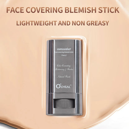 Ocheal Foundation and Contour Stick – Long-Wear Lightweight Concealer, Bronzer, and Brightening Makeup Pen