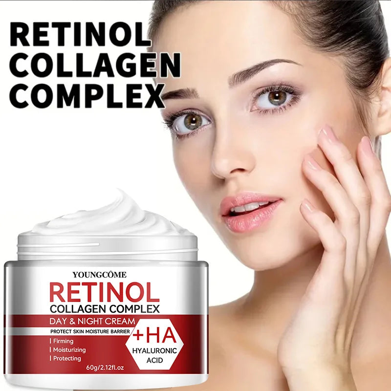 Retinol Collagen Facial Moisturizing Cream – Deep Nourishment for Dry, Rough & Aging Skin