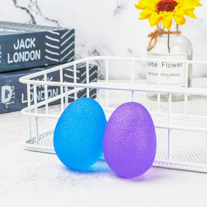 Silicone Hand Grip Strength Trainer — Wrist & Finger Resistance Ball for Adults & Kids, Rehab Therapy & Stress Relief