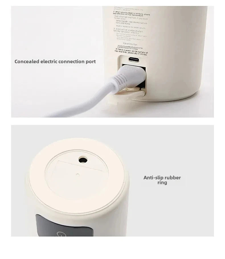 650ml Portable Electric Kettle — Travel Water Boiler with Temperature Control, LED Display Smart Teapot