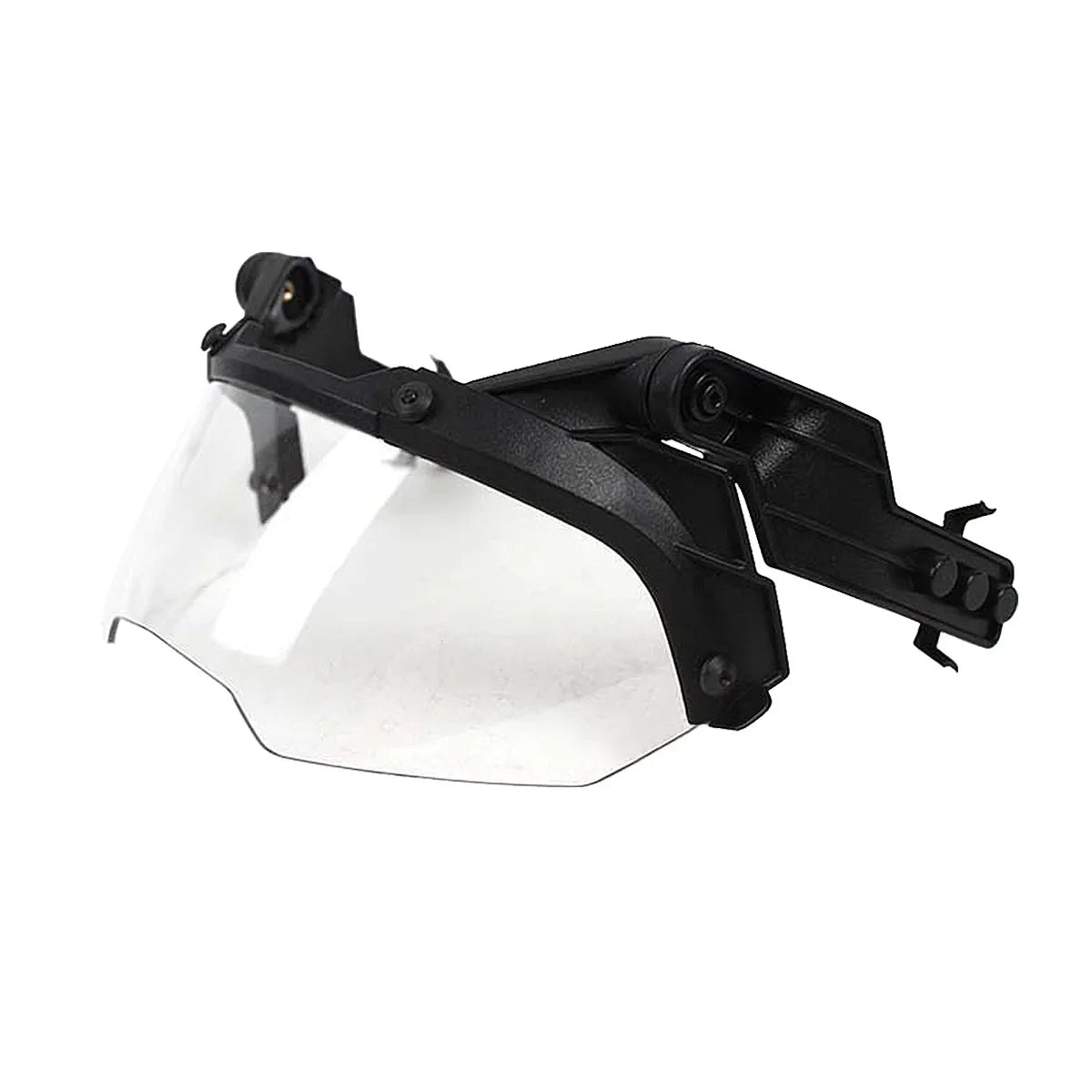 Tactical FAST Helmet Half Face Mask with Flip Goggles – Airsoft, Paintball, and Hunting Gear Accessories