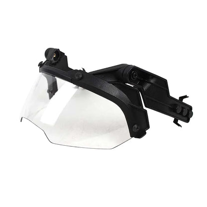 Tactical FAST Helmet Half Face Mask with Flip Goggles – Airsoft, Paintball, and Hunting Gear Accessories