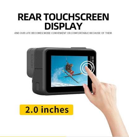 GoPro HERO5 Black 4K Ultra HD Sports Camera – 1080P Video, Anti-Shake, Cycling Helmet Action Cam, Optional Memory Card