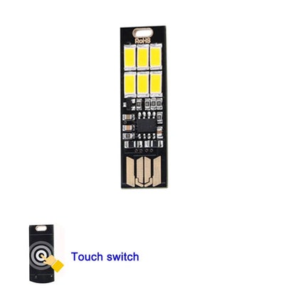 Mini Portable LED USB Light – Touch Sensor Desk Lamp with 3/8/24 LEDs for Reading, PC, Laptop & Power Bank Lighting