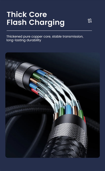 30cm USB-C to USB-C Fast Charging Cable – Compatible with iPhone 15, Xiaomi, Samsung, Huawei & Power Banks