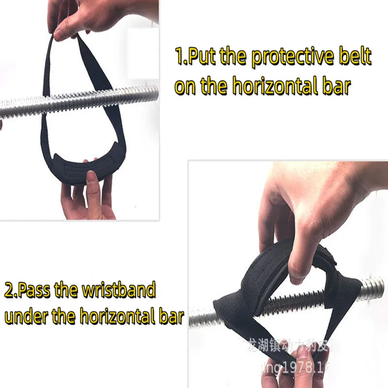 Maximize Your Workout: Gym Lifting Straps & Deadlift Booster Belt - Anti-slip Hand Wraps for Barbell Lifts - Fitness Training Auxiliary Belt for Enhanced Performance