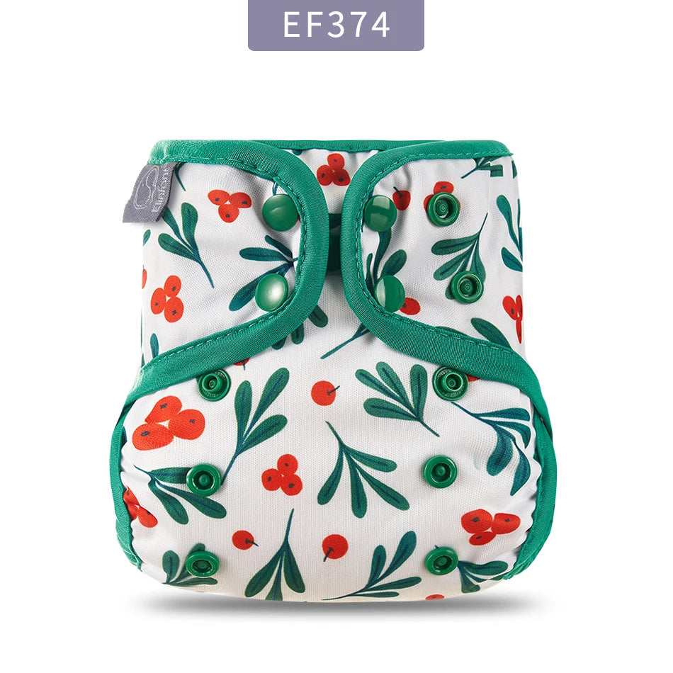 Kangobaby #My Soft Life# Reusable Baby Cloth Diaper Cover – Washable Newborn Nappies 0-3 Months