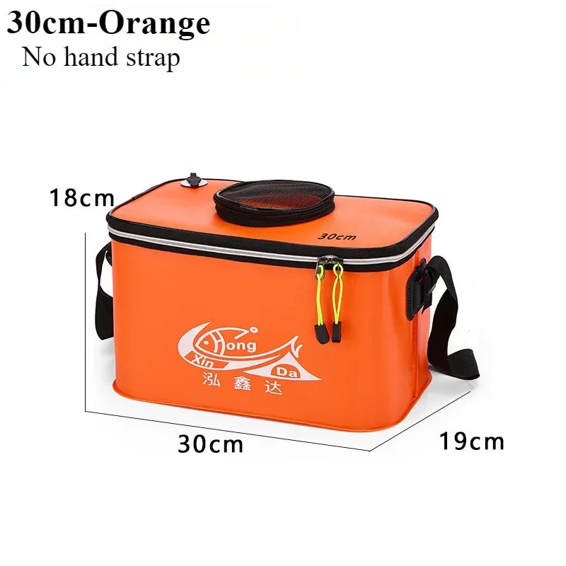 Folding EVA Live Fish Bucket – Thickened Portable Water Tank for Outdoor Fishing and Accessories
