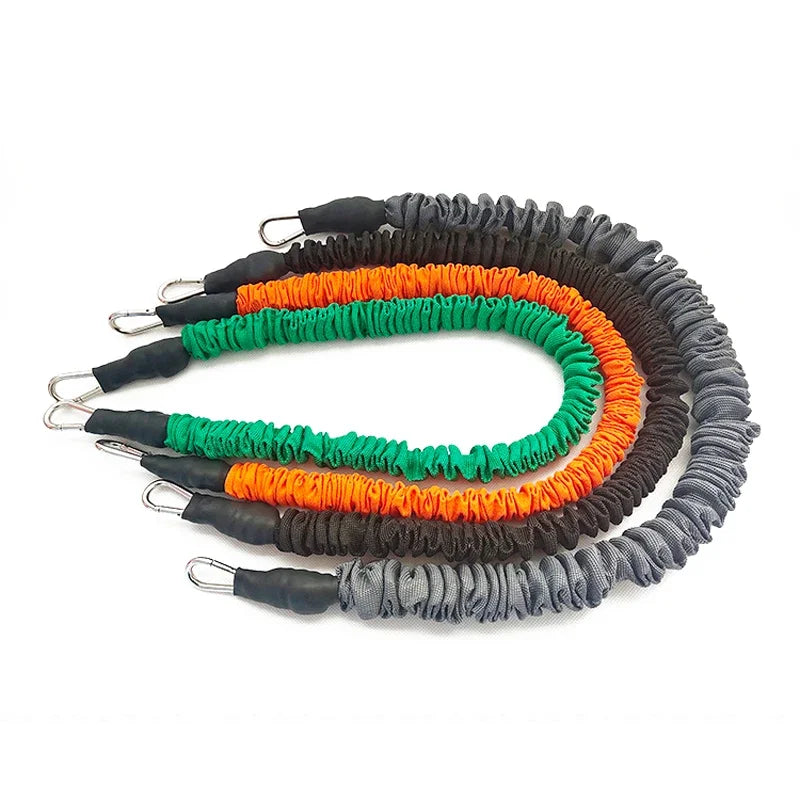 Thickened Latex Resistance Bands — 30/42/65/80cm Pull Rope for Gym, Fitness Training & Taekwondo (Customizable)