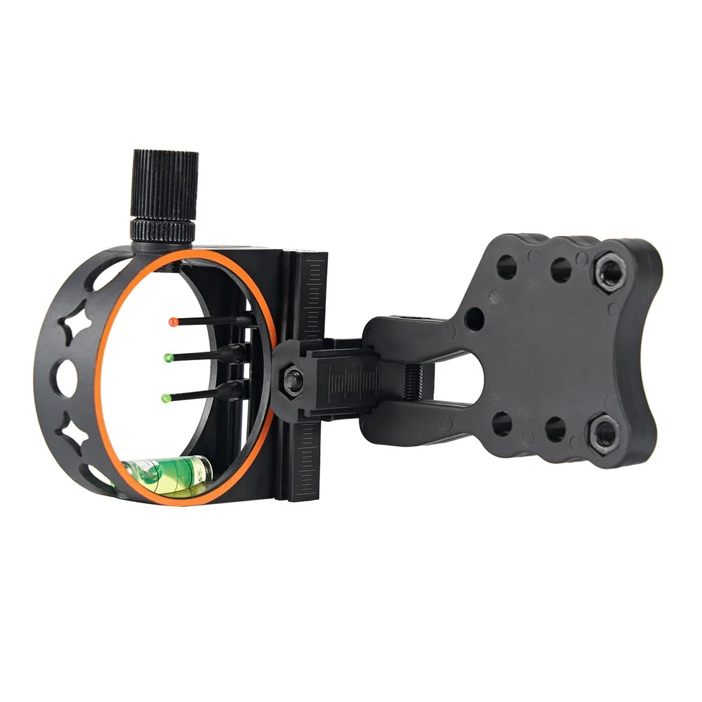 Toparchery 3-Pin/5-Pin Bow Sight – Fiber Optic Sight for Compound & Recurve Bows, Archery Hunting Accessories