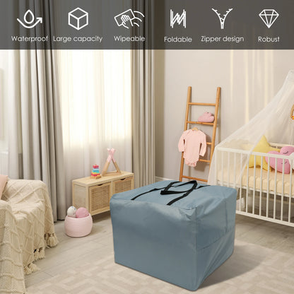 Large Cushion Storage Bag with Handles – Waterproof Dustproof Outdoor Furniture Cover