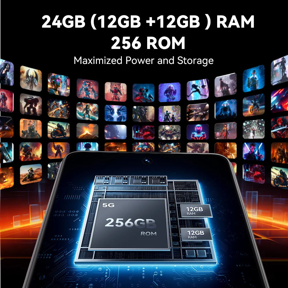 [World Premiere] CUBOT MAX 5 - 5G Android Smartphone | Dimensity 8200, 6.95'' 144Hz Large Screen, 24GB RAM + 256GB Storage | Gaming Phone