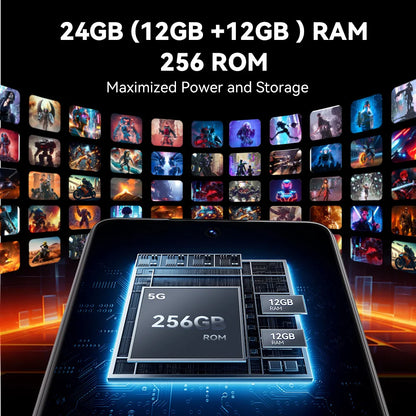 [World Premiere] CUBOT MAX 5 - 5G Android Smartphone | Dimensity 8200, 6.95'' 144Hz Large Screen, 24GB RAM + 256GB Storage | Gaming Phone