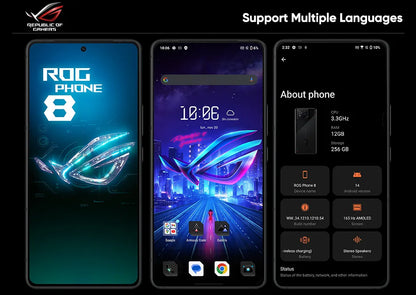 2024 ASUS ROG Phone 8 – Snapdragon 8 Gen 3, 5G Smartphone, 6.78'' 165Hz E-Sports Screen, 65W Charging, NFC, ROG 8 Pro