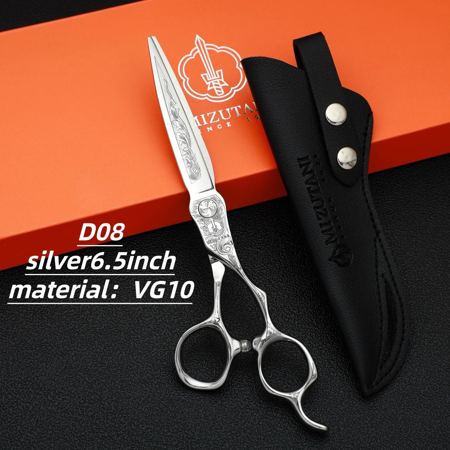 Left-Handed Professional Hairdressing Scissors – 6-Inch Hair Cutting Shears for Barbers & Hairdressers