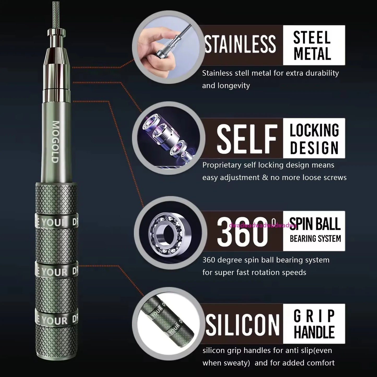 Telescopic Skipping Rope – Racing & Fitness Jump Rope for Students, Men & Women, Weight Loss