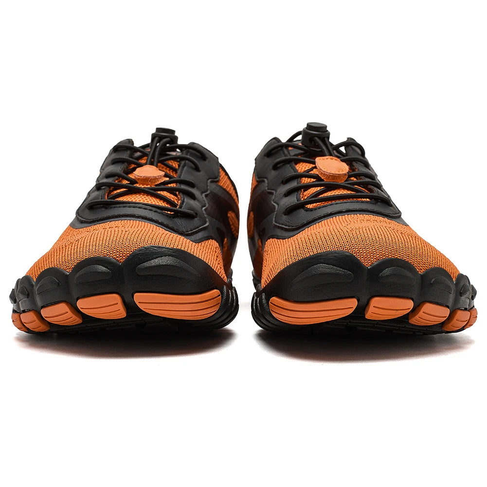 HOBIBEAR Unisex Barefoot Wide Toe Sneakers – Zero Drop Outdoor Running & Beach Walking Shoes with Elastic Band