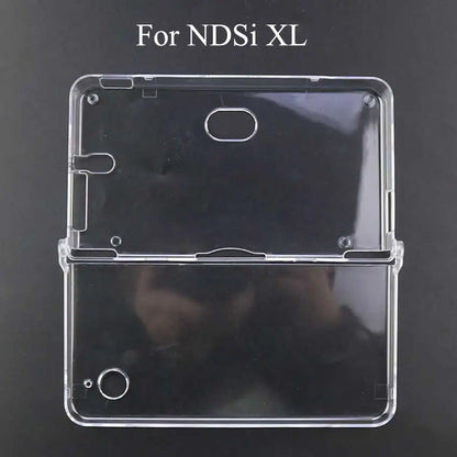 YuXi Clear Plastic Crystal Case — Hard Shell Protective Cover for NDSL, NDSi, New 3DS XL & GBA SP Game Console