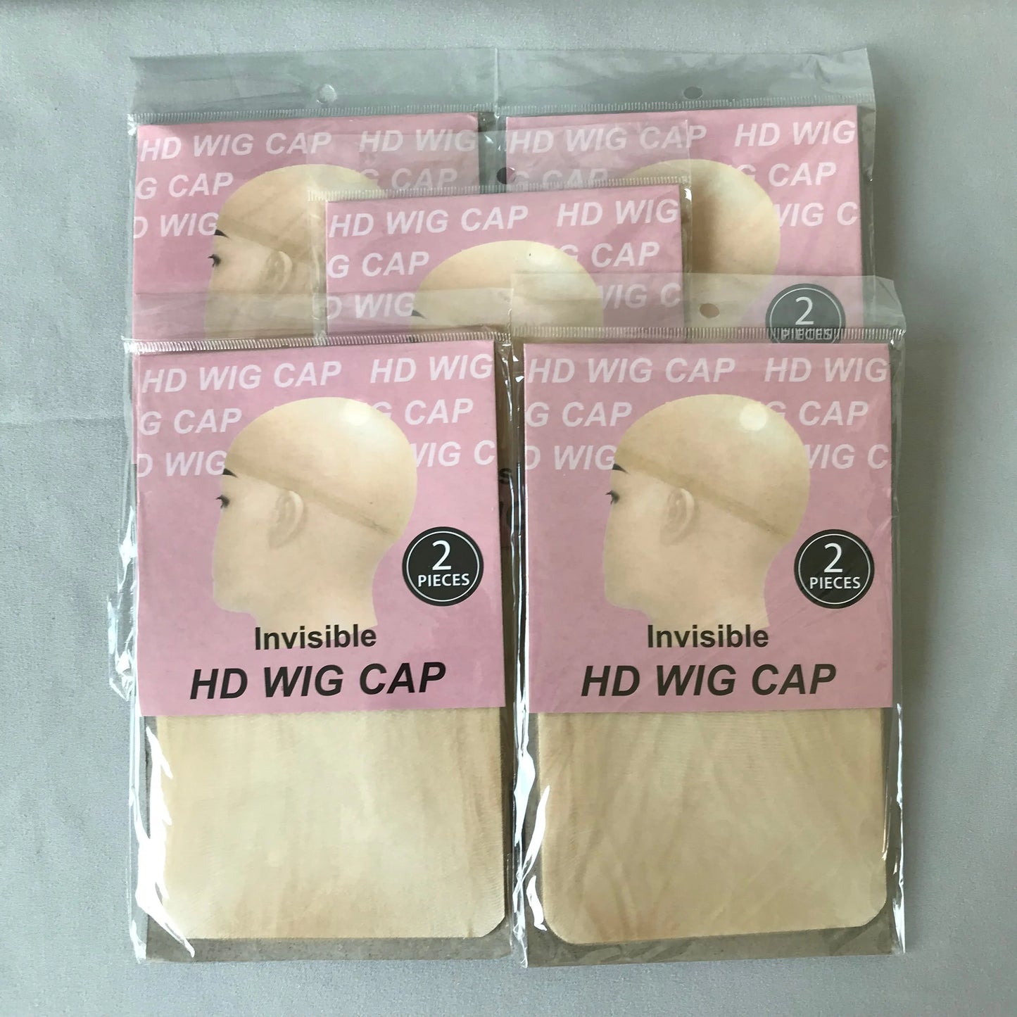 1/5/10 Pack Invisible HD Wig Caps: Transparent Lace Front Wig Stocking Caps for Women