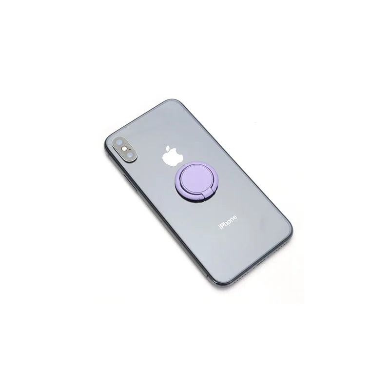 360° Rotating Finger Ring Holder Stand - Magnetic Car Mount & Universal Phone Back Sticker Pad Grip