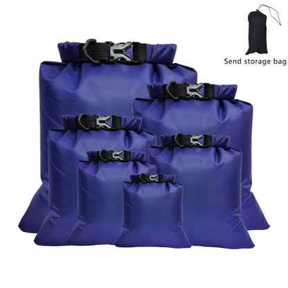 5PCS Waterproof Dry Bag Set – 1.5L to 8L Floating Packs for Swimming, Kayaking, Rafting & Outdoor Boating