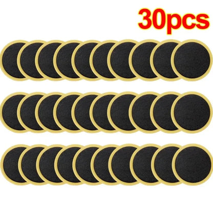30/20/10PCS Bicycle Glue-Free Tire Patches – Quick Drying Adhesive Repair Tool for Tyre Protection, Bike Accessories