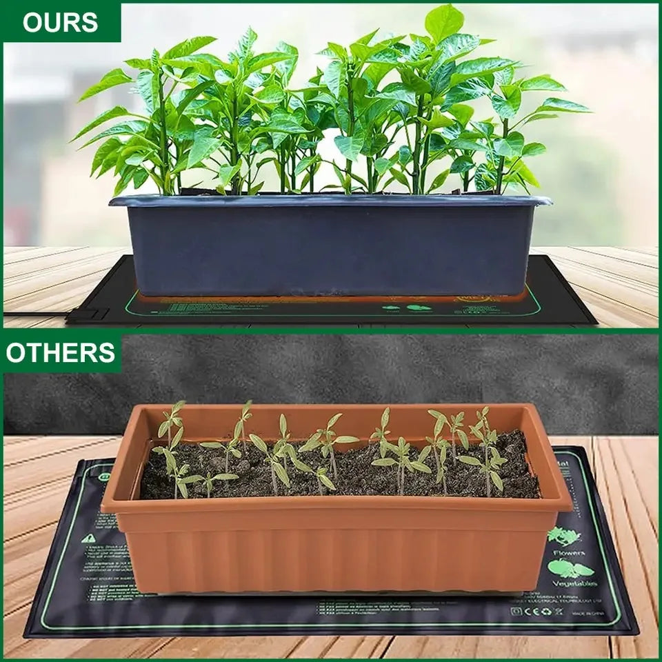 10/25/50CM Seedling Heat Mat — Waterproof Indoor Plant Germination & Propagation Pad with EU/US/UK Plug